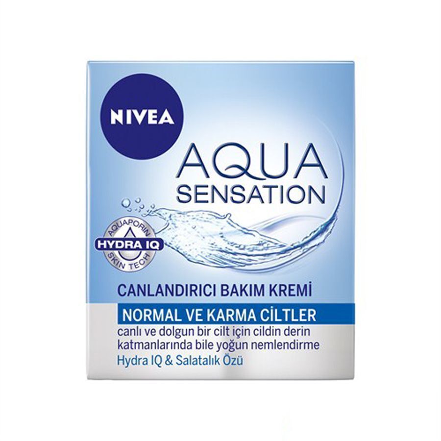 Nivea Aqua Sensation Canlandırıcı Bakım Kremi 50ML