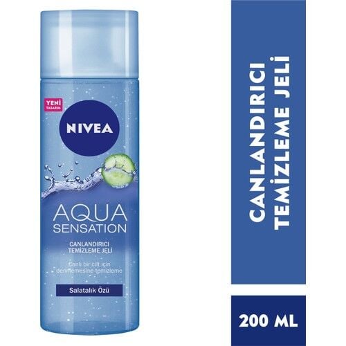 Nivea Aqua Sensation Canladırıcı Yüz Temizleme Jeli 200ml