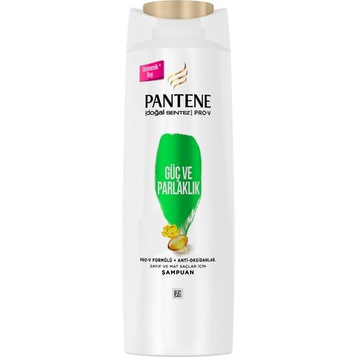 Pantene Şampuan Güç ve Parlaklık 600 Ml Doğal Sentez