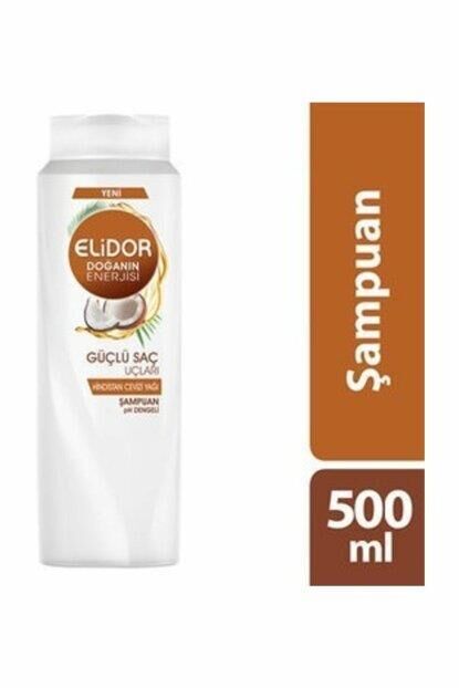 Elidor Şampuan 500 Ml Doğanın Enerjisi Güçlü Saç Uçları Hindistan Cevizi Yağı