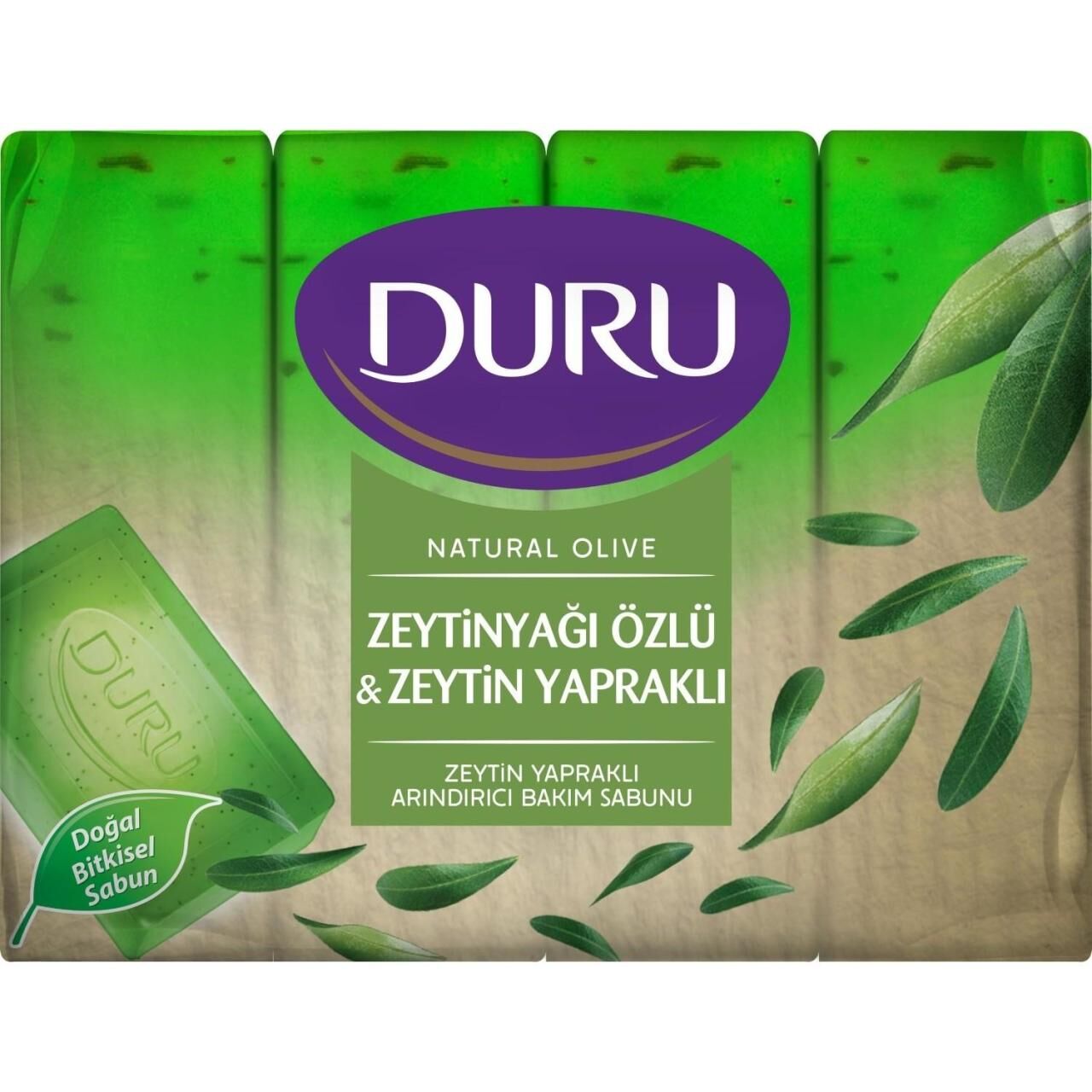 Duru Natural Olive Banyo Sabunu 4x160 Gr Zeytinyağı Özlü Arındırıcı