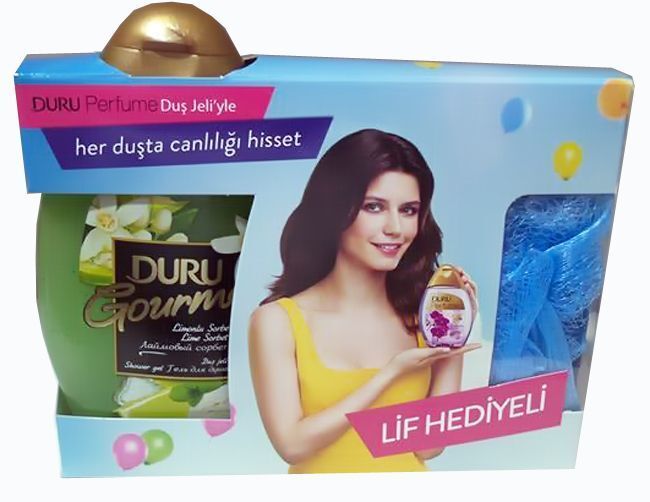 Duru Duş Jeli Gourmet 250 Ml Limonlu Sorbe + Lif Hediye