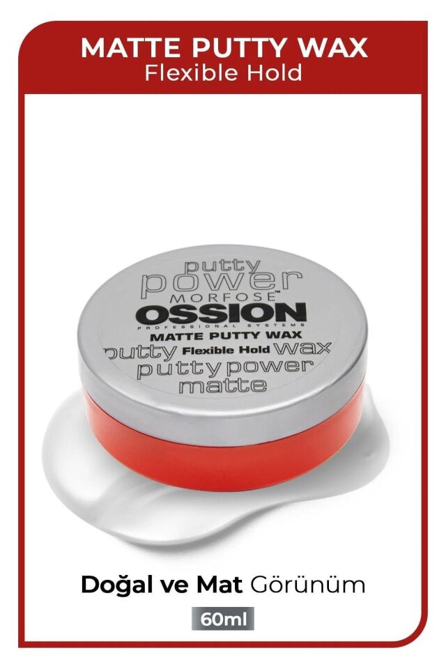 Morfose Ossion Matte Putty Wax 60 Ml
