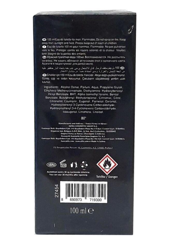 HuncaLife Pour Homme Niche Erkek Edt 100 Ml - City Men