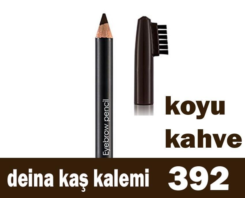 Deina Kaş Kalemi 392 Koyu Kahve Suya Dayanıklı Akmayan Kaş Kalemi Eyeliner