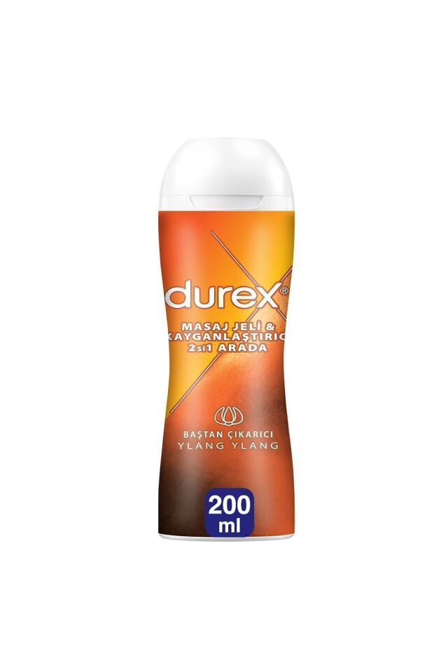 Durex Masaj Jeli ve Kayganlaştırıcı 2 si 1 Arada  Hassas Ylang Ylang 200 Ml - Skt:02/26
