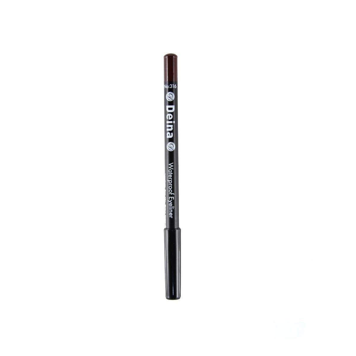 Deina Suya Dayanıklı Akmayan Göz Kalemi Eyeliner 316 Kahve