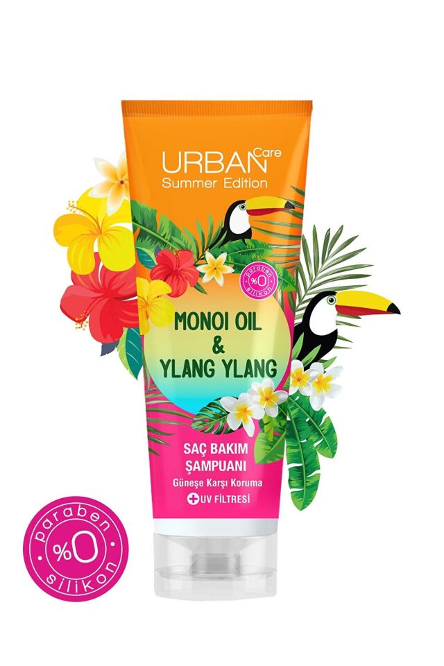 Urban Care Urban Summer Edition Monoi Oil & Ylang Ylang Saç Bakım Şampuanı +Uv Filtresi 250ML