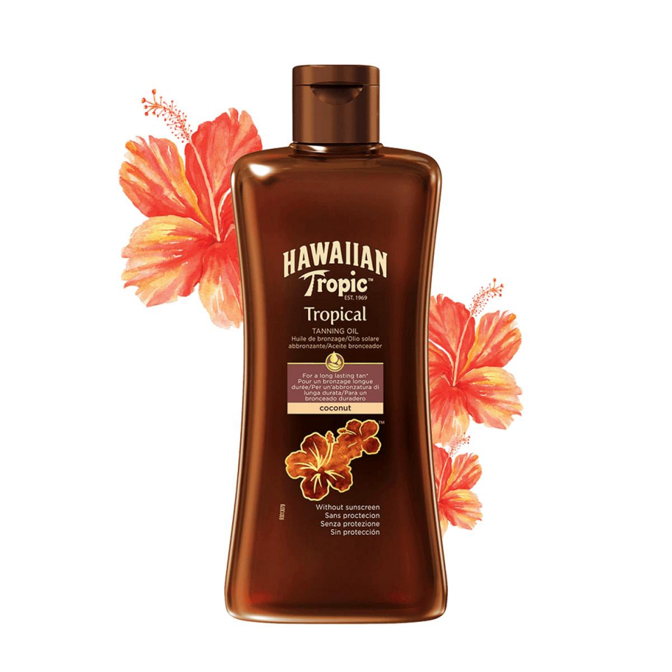 Hawaiian Tropic Coconut Spf 0 Bronzlaştırıcı Yağ 200 Ml