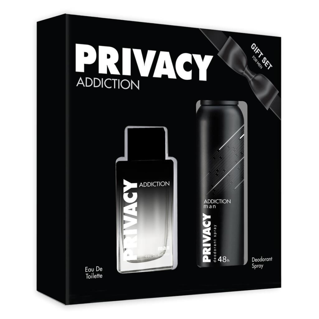 Privacy Addiction EDT 100 Ml + 150 Ml Deodorant Erkek Parfüm Set