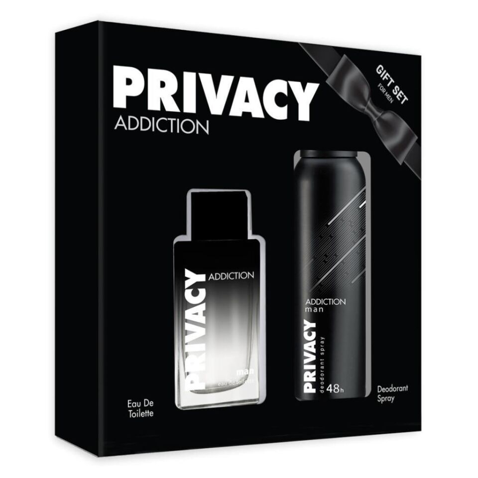 Privacy Addiction EDT 100 Ml + 150 Ml Deodorant Erkek Parfüm Set