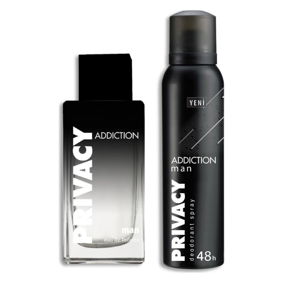Privacy Addiction EDT 100 Ml + 150 Ml Deodorant Erkek Parfüm Set