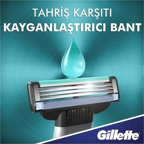 Gillette Mach3 Tıraş Makinesi + 2 Yedek Tıraş Bıçağı
