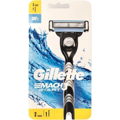 Gillette Mach3 Sport Start Tıraş Makinesi + 2 Yedek Tıraş Bıçağı