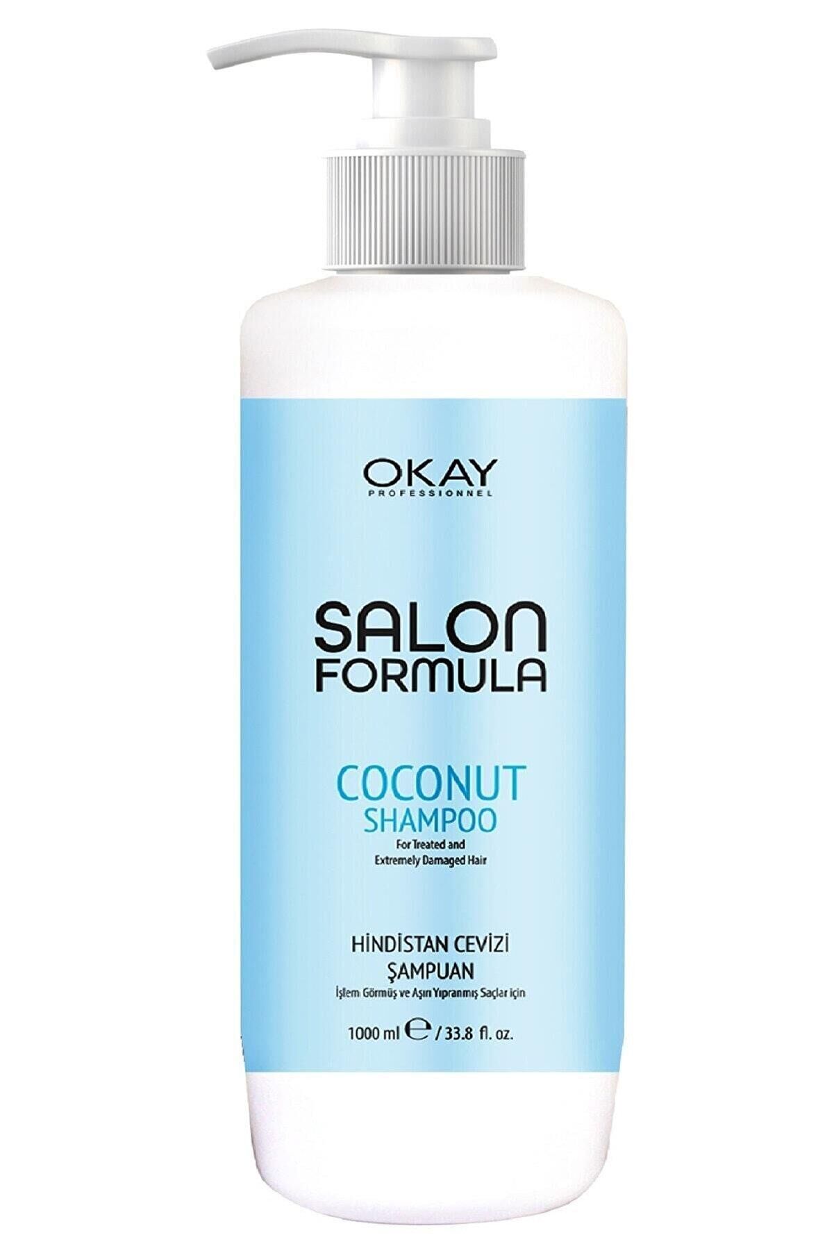Okay Salon Formula Coconut - Hindistan Cevizi Şampuan 1000 Ml