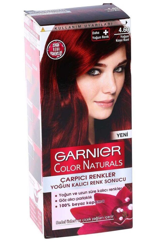 Garnier Çarpıcı Renkler 4.60 Yoğun Koyu Kızıl Saç Boyası
