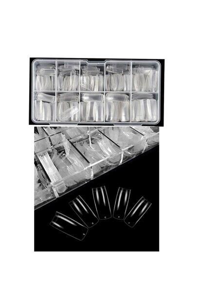 BonHair 100 lü Takma Tırnak Şeffaf