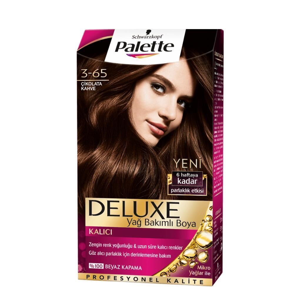 Palette Deluxe Saç Boyası 3.65 Çikolata Kahve