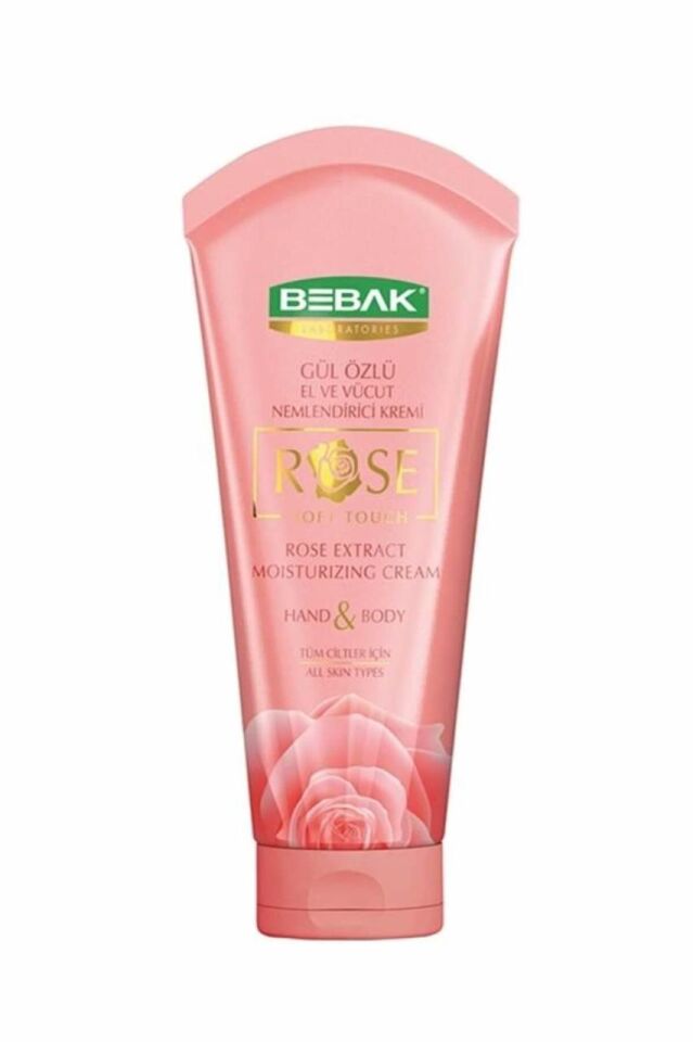 Bebak El ve Vücut için Gül Özlü Nemlendirici Krem 200 ml Tüp