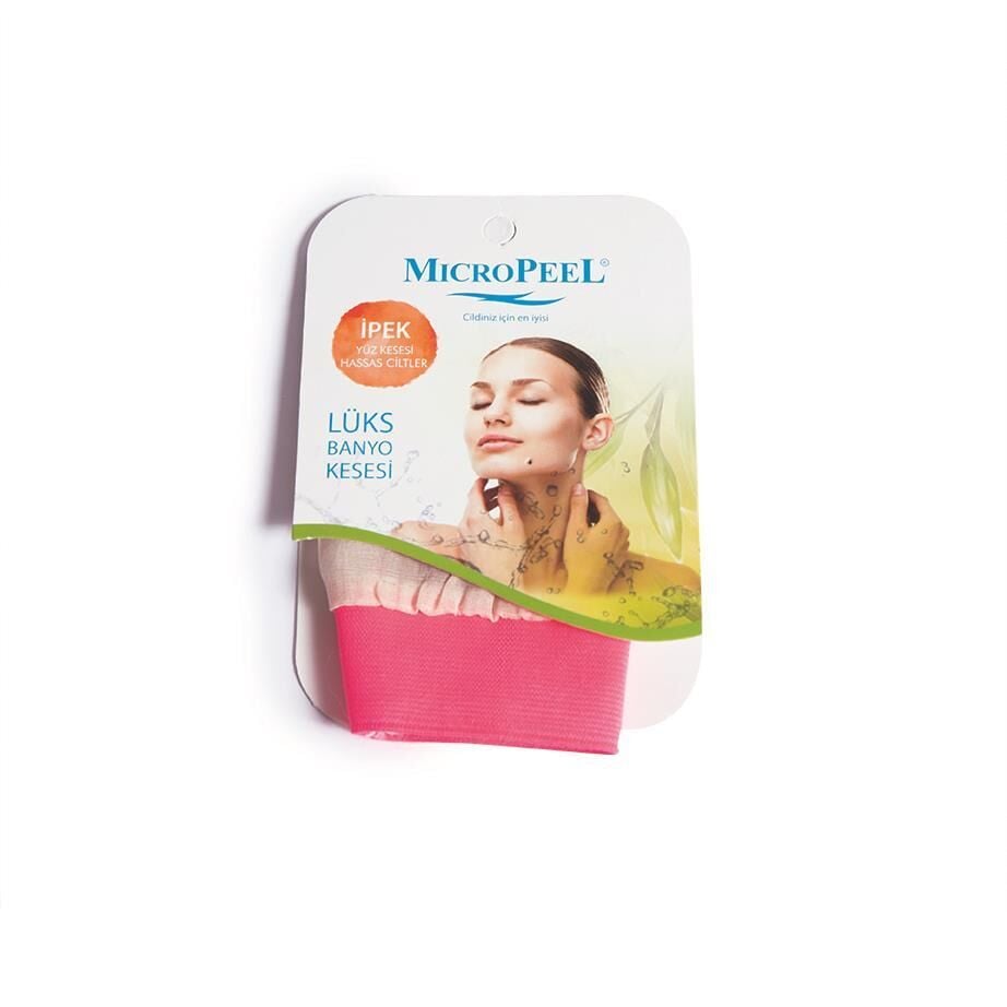 Micropeel İpek Kese Lüx Banyo Lastikli Bilek