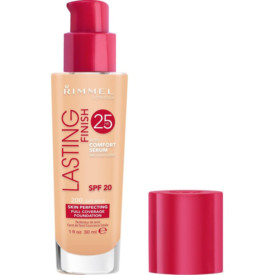 Rimmel Lasting Finish Foundation 200 Soft Beige 30 ml