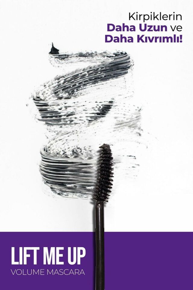 New Well Lıft me up Volume Mascara 8 ml - Siyah