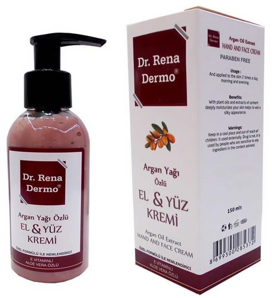 Dr.Rena Dermo Argan Yağı Özlü El Yüz Krem 150ml