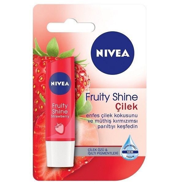 Nivea Lip Çilek İçerikli Dudak Bakım Krem 4.8 g